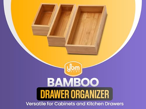 3x9x2 Natural Drawer Organizer Storage Box S2809