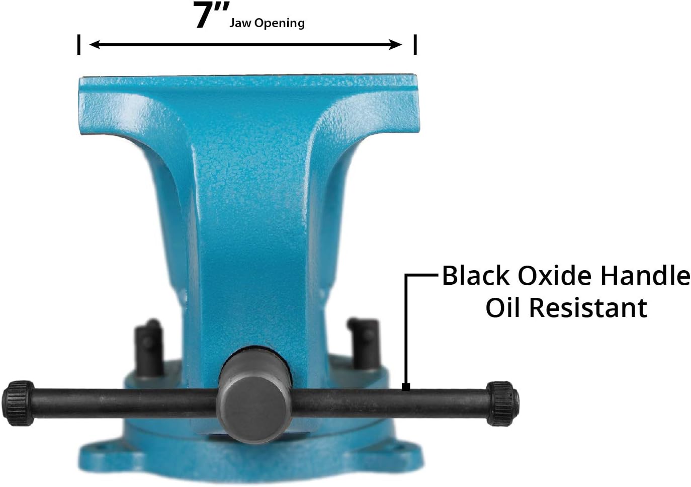 Forged Steel Bench Vise, 7 X42062