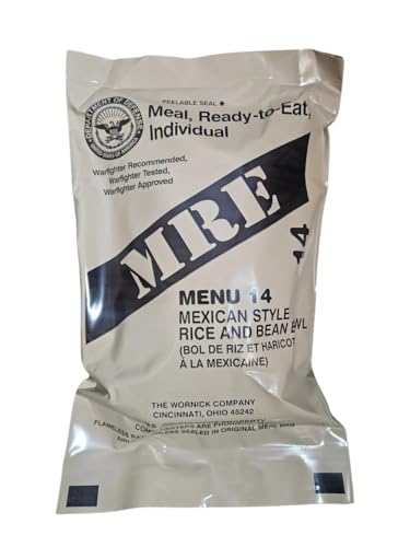 6 Packs Vegetarian Meal Ready to Eat Field Ration Survival Food D936411