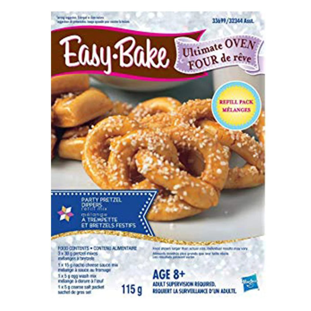 Easy Bake Oven + Chocolate Chip and Pink Sugar Refill + Red Velvet Cupcakes Refill + Party Pretzel Refill Pack + Mini Whisk C719518
