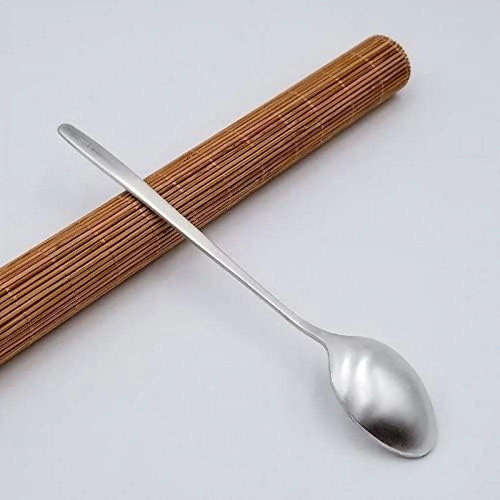 Sterling Silver Rice Spoon Dessert Spoon Stirring Spoon Tableware A148117