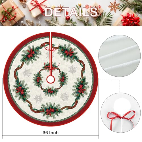 36 Inches Christmas Tree Skirt Q7535