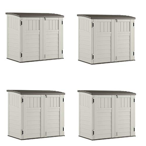 34 Cu Ft Capacity Horizontal Outdoor Storage Shed L669