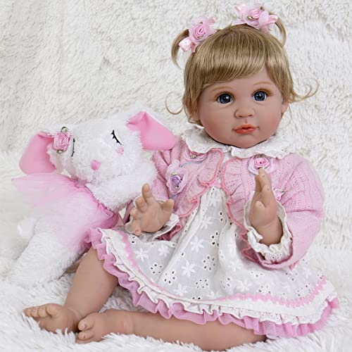 22 inch Reborn Baby Doll with Feeding Toy Accessories R32710