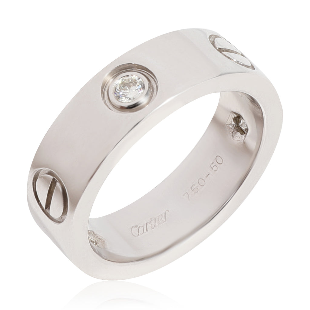 18k White Gold Diamond Ring M478