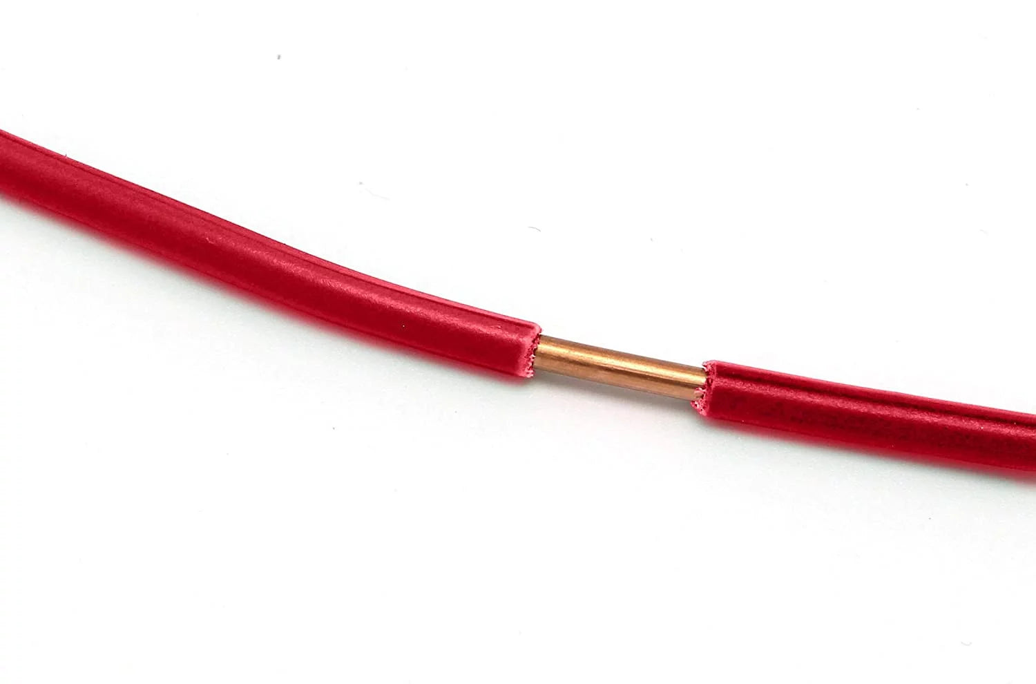 10 AWG Insulated Solid Copper THHN THWN Wire 100 Feet Red A449