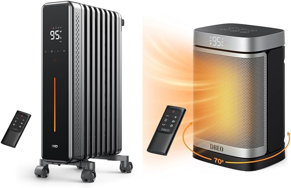 1500W Oil Filled Radiator Heater with Remote Control W697