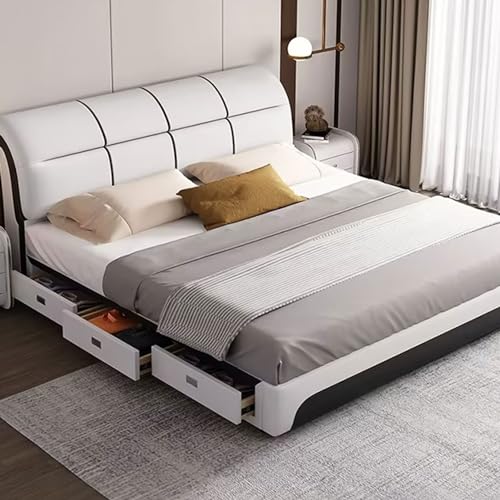 Leather Bed P4260