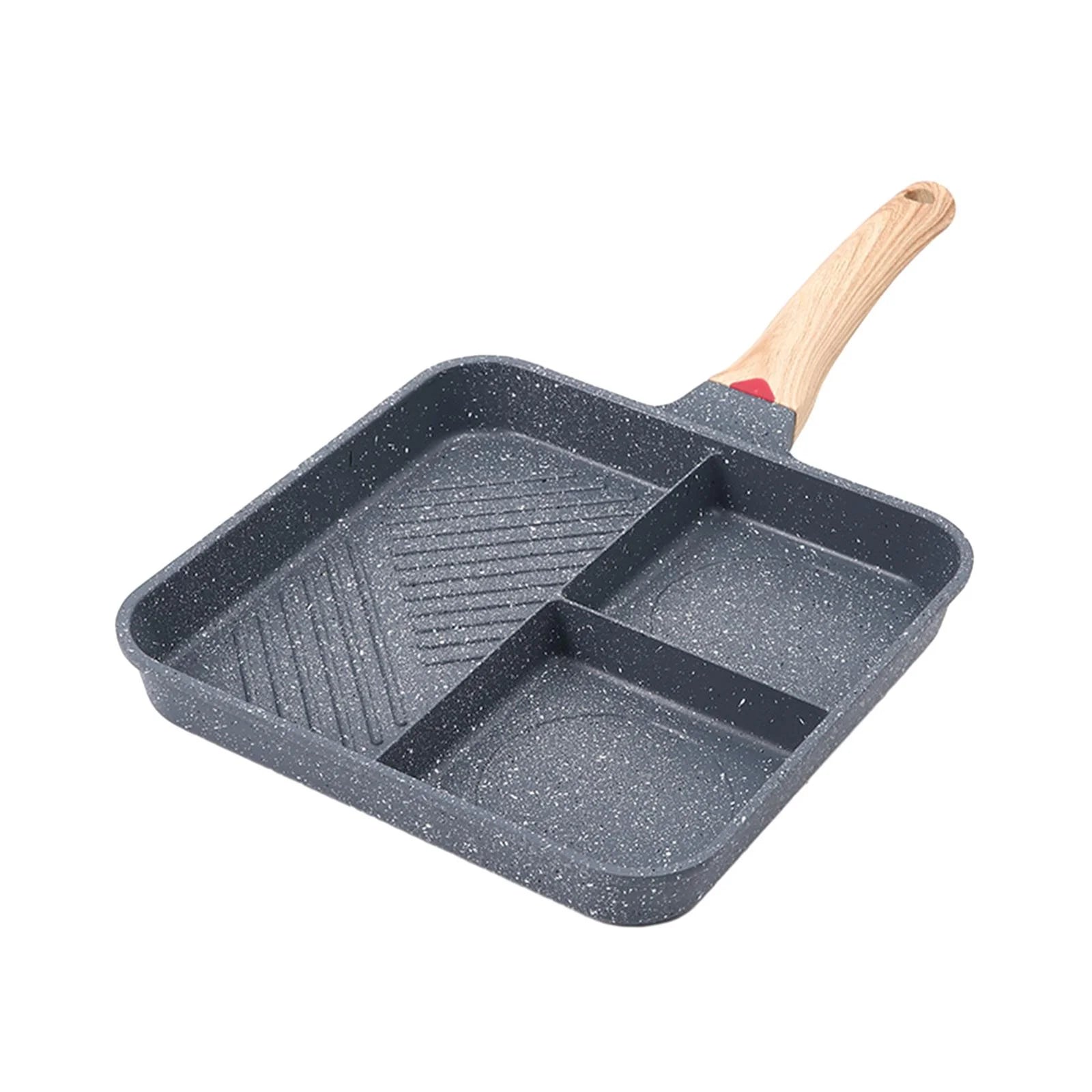 3 Section Nonstick Divided Grill Frying Pan Z10443