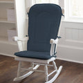 Solid Navy Rocking Chair Pad W2499