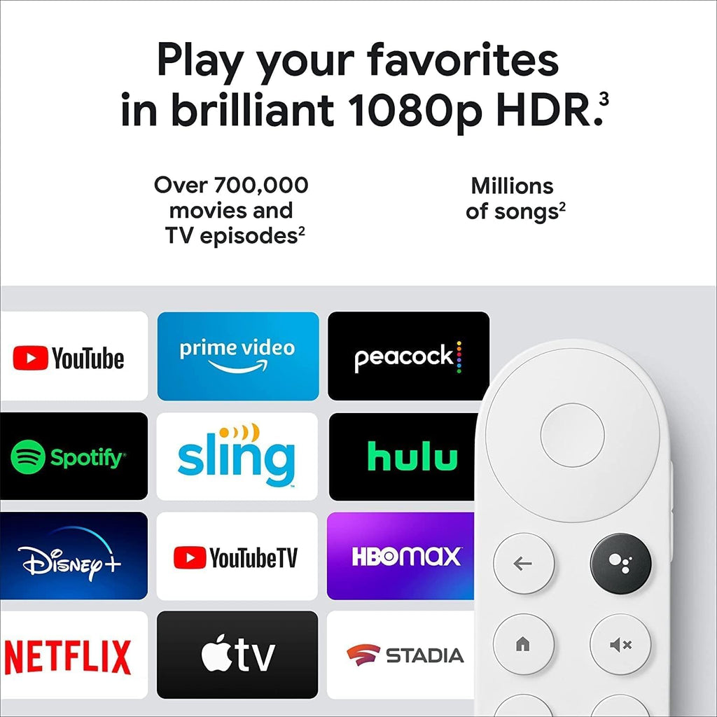 Streaming Device with HDMI Cable and Voice Search Remote E716727
