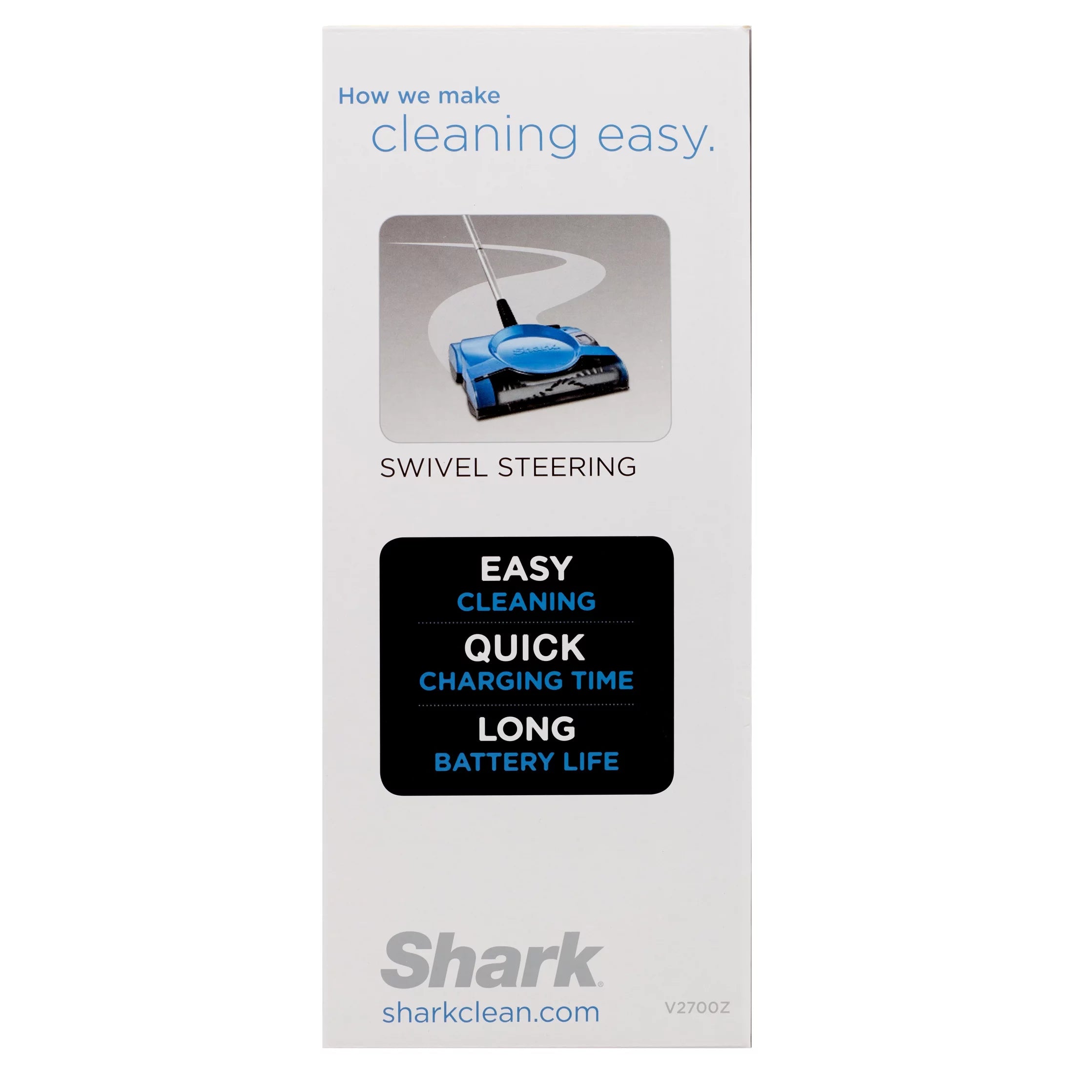 Lightweight 10 Inch Cordless Rechargeable Floor and Carpet Sweeper N5506