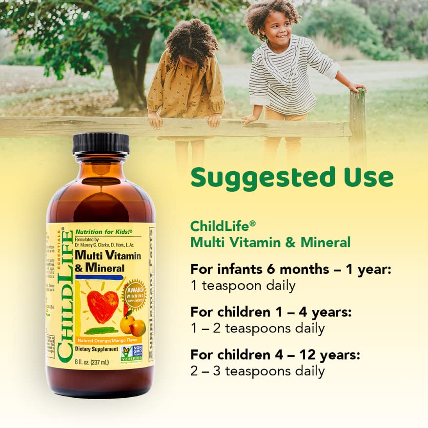 8 Fl Oz Liquid Multivitamin and Mineral Supplement (Pack of 2) L52151