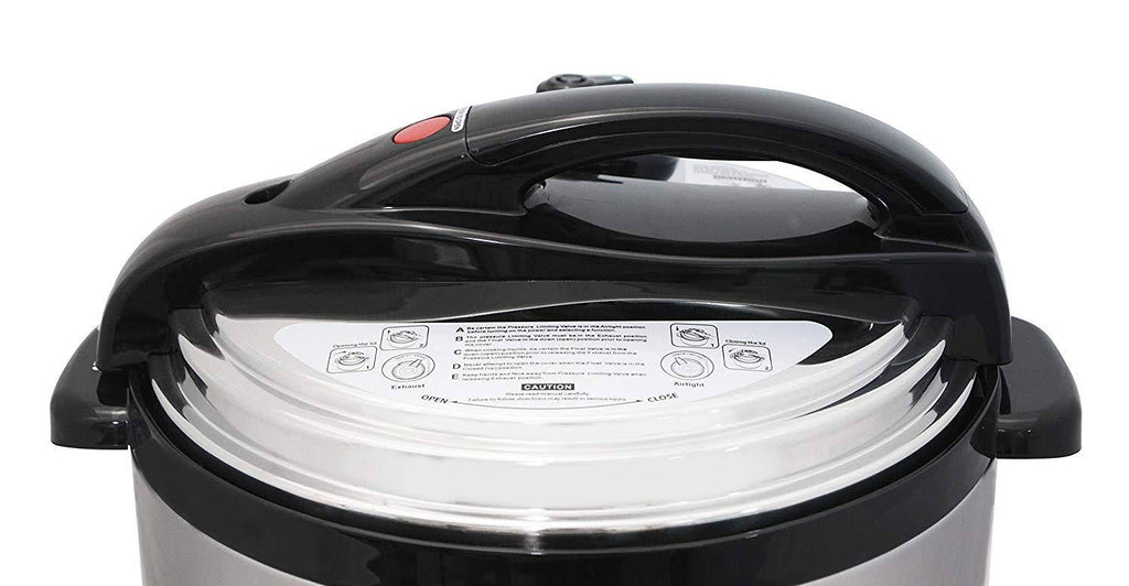 10 Quart Black Electric Pressure Cooker S7201