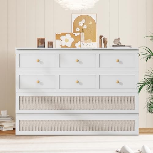 White Full Size Murphy Bed with Drawers L4679