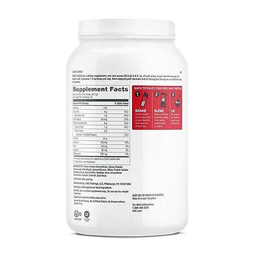 Vanilla Cream Whey Protein Powder, 25 Servings X3581