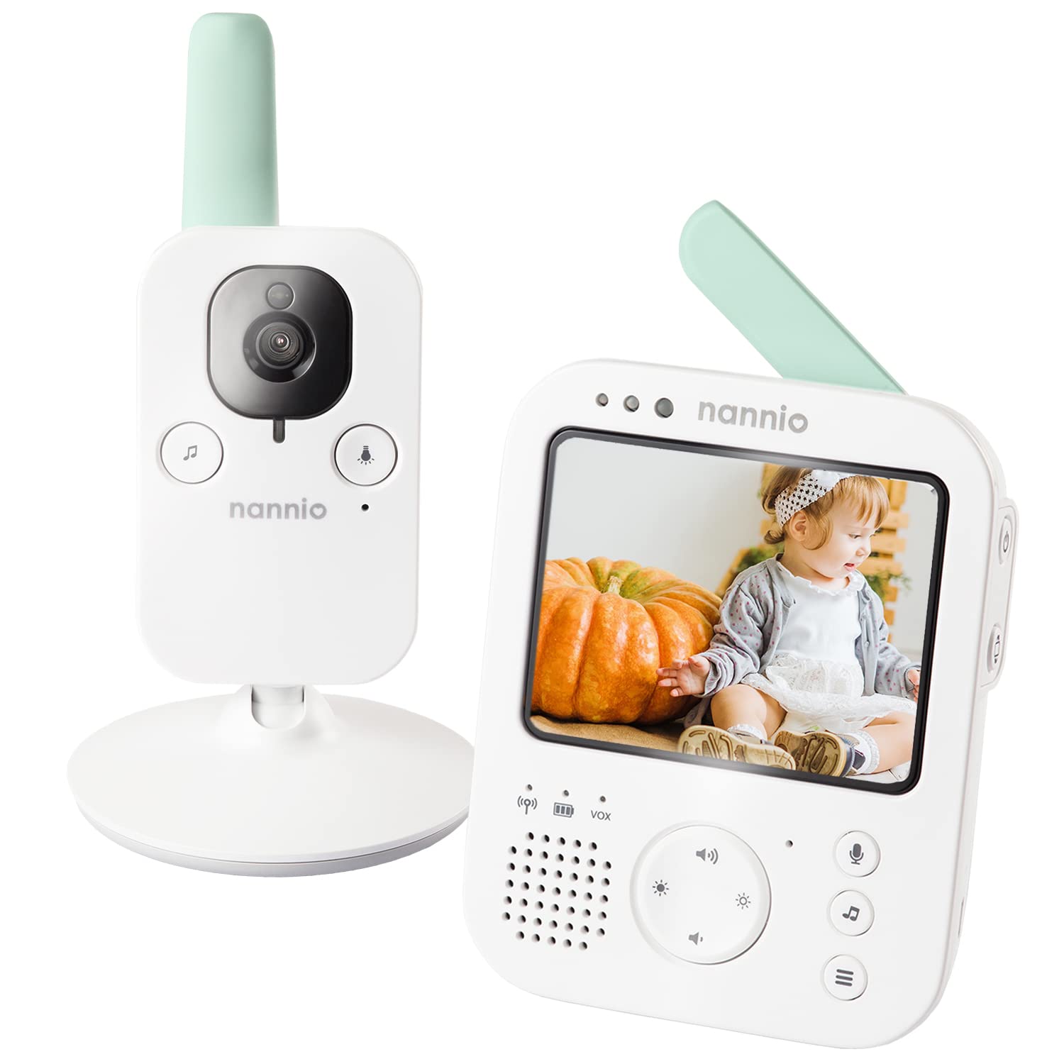 Video Baby Monitor with Camera and Audio, Auto Night Vision, Non-WiFi B560
