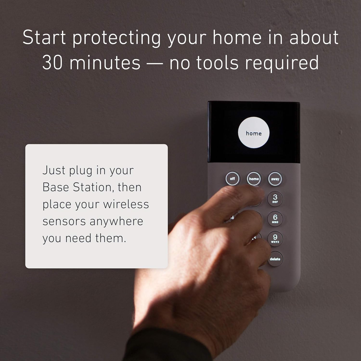9 Piece Wireless Home Security System with HD Camera P4263