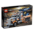 Heavy-Duty Tow Truck with Crane Building Set D81562