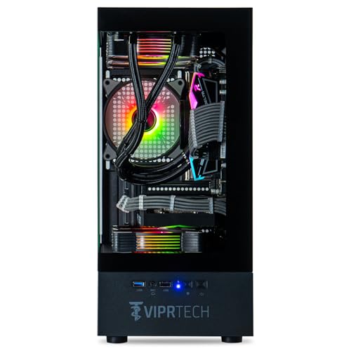 Black Liquid-Cooled Gaming Desktop PC A2610
