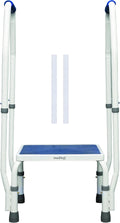 Adjustable Height Stainless Steel Step Stool with Handle J224
