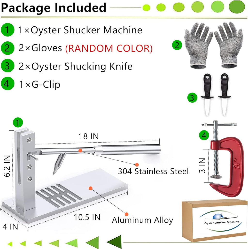 Stainless Steel Oyster Shucker Tool Set C9819