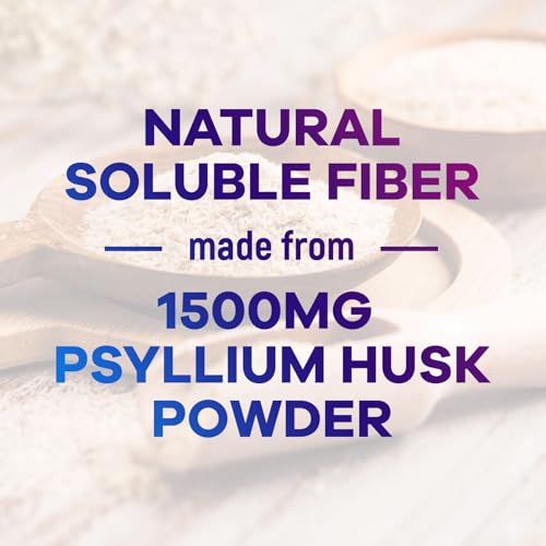 120 Capsules Psyllium Husk Powder Caps 1500mg D87043
