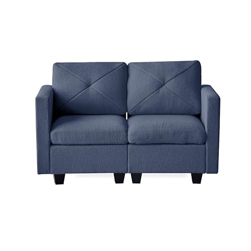 Modular Sectional Sofa, Boucle Fabric U Shaped Couch with Storage, 6 Seat K176084