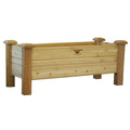 Unfinished Raised Garden Bed in Brown L237