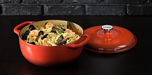 6 Quart Enameled Cast Iron Dutch Oven with Lid R65304