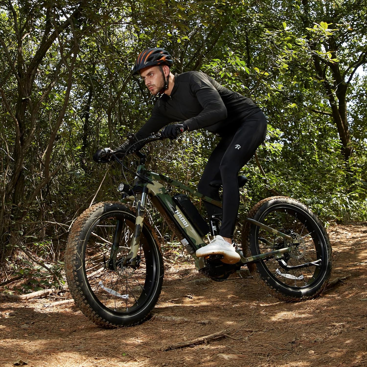 1000W Full Suspension Electric Mountain Bike with 48V 22AH Dual Removable Battery B799