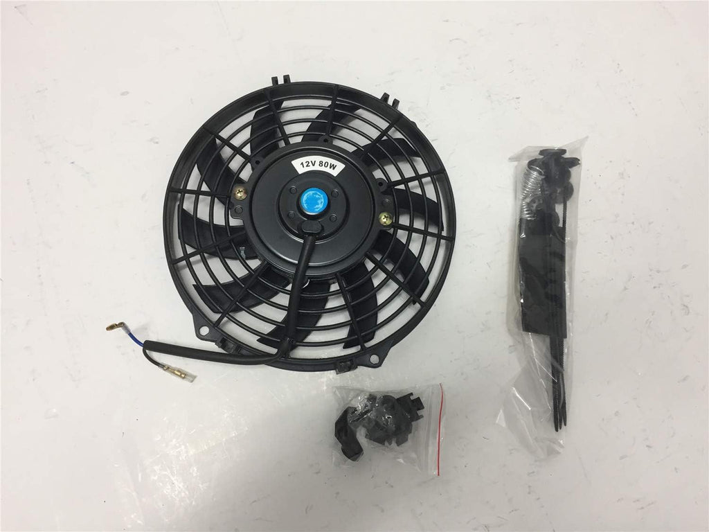 9 inch Pack of 2 Slim Electric Radiator Cooling Fan with Mounting Kit Q902124