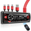 Single Din Bluetooth Car Stereo with Dual USB SD AUX FM AM Radio Receiver E99200
