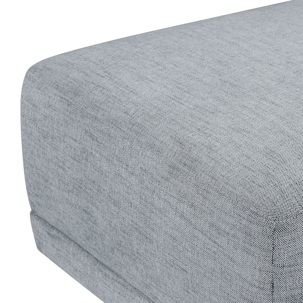Gray Fabric Modular Sectional Sofa with Ottoman K258776