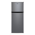 Stainless Steel Two Door Mini Refrigerator with Freezer S863