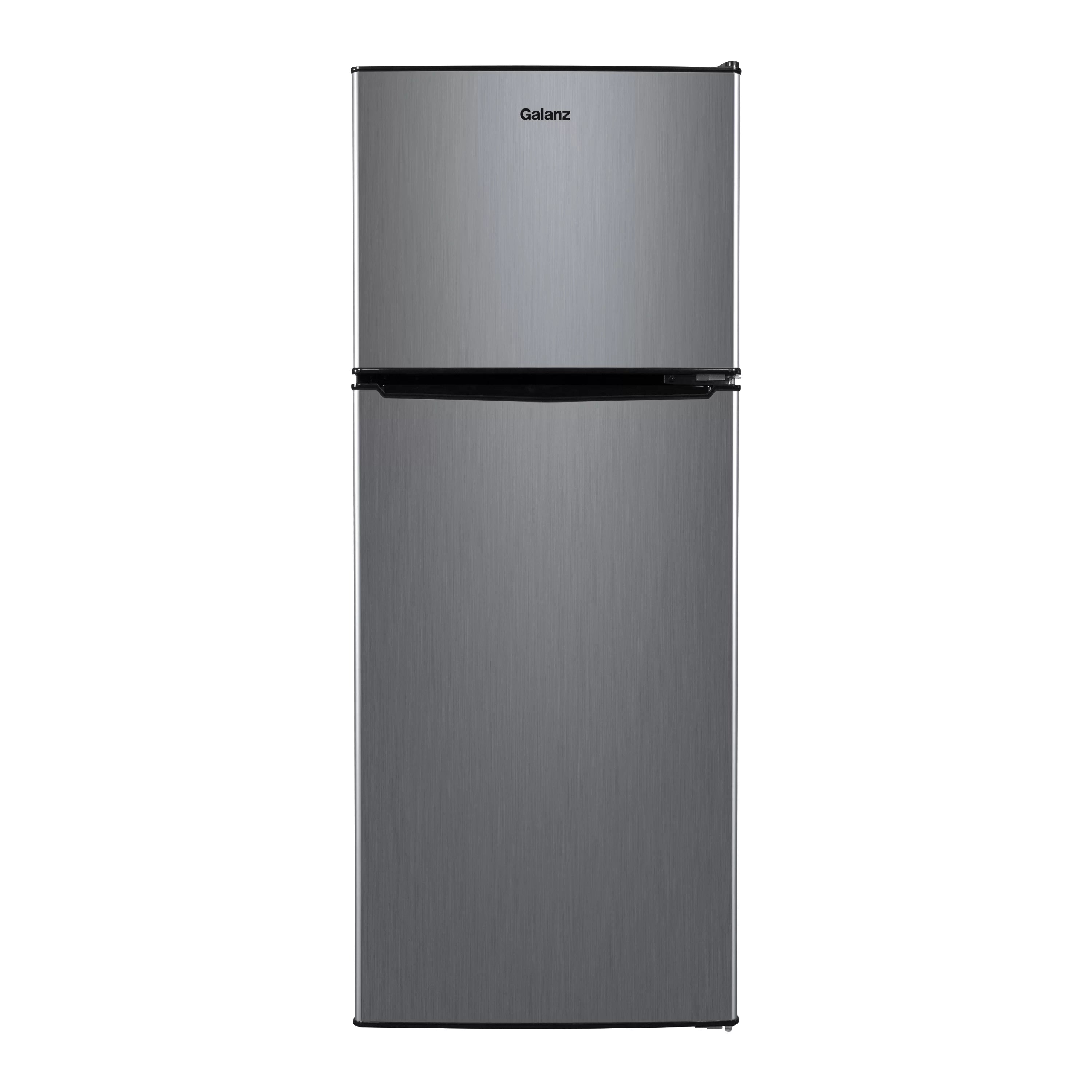 Stainless Steel Two Door Mini Refrigerator with Freezer S863