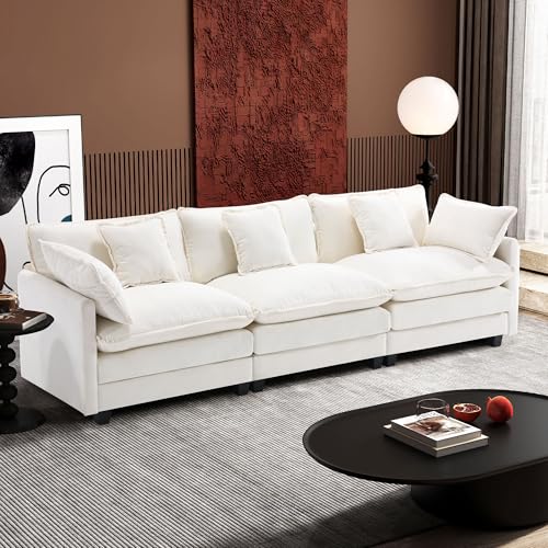 Grey U Shaped Modular Sectional Couch with 2 Ottoman X942707