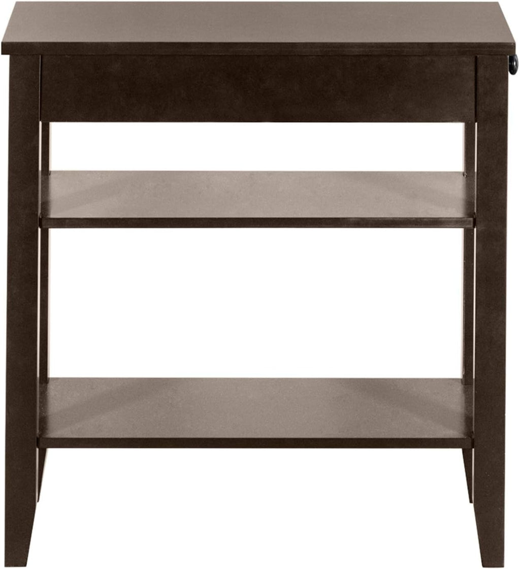 3-Tier Nightstand with Drawer Q70768