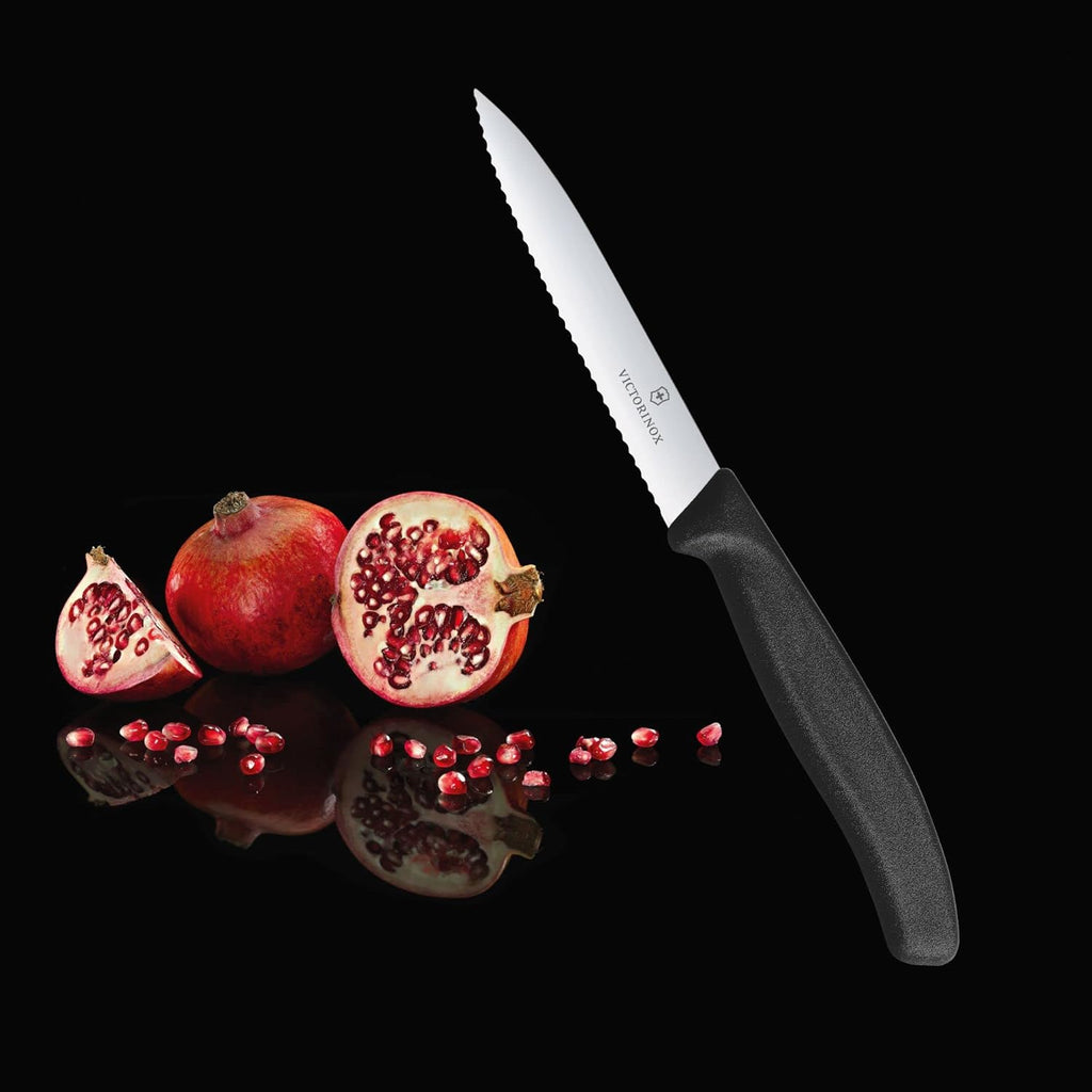 Black Serrated Paring Knife X5935