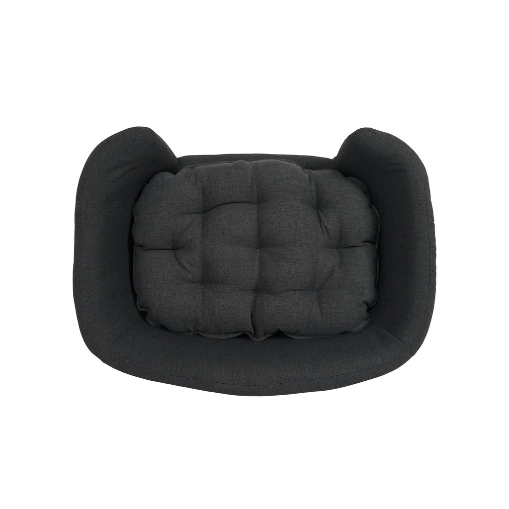 Dark Gray Small Plush Pet Bed T4470