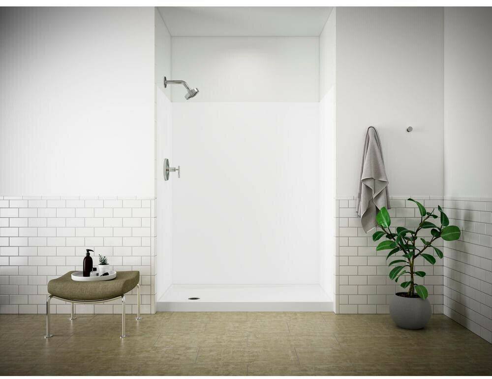 Single-Threshold Shower Base in White V506464