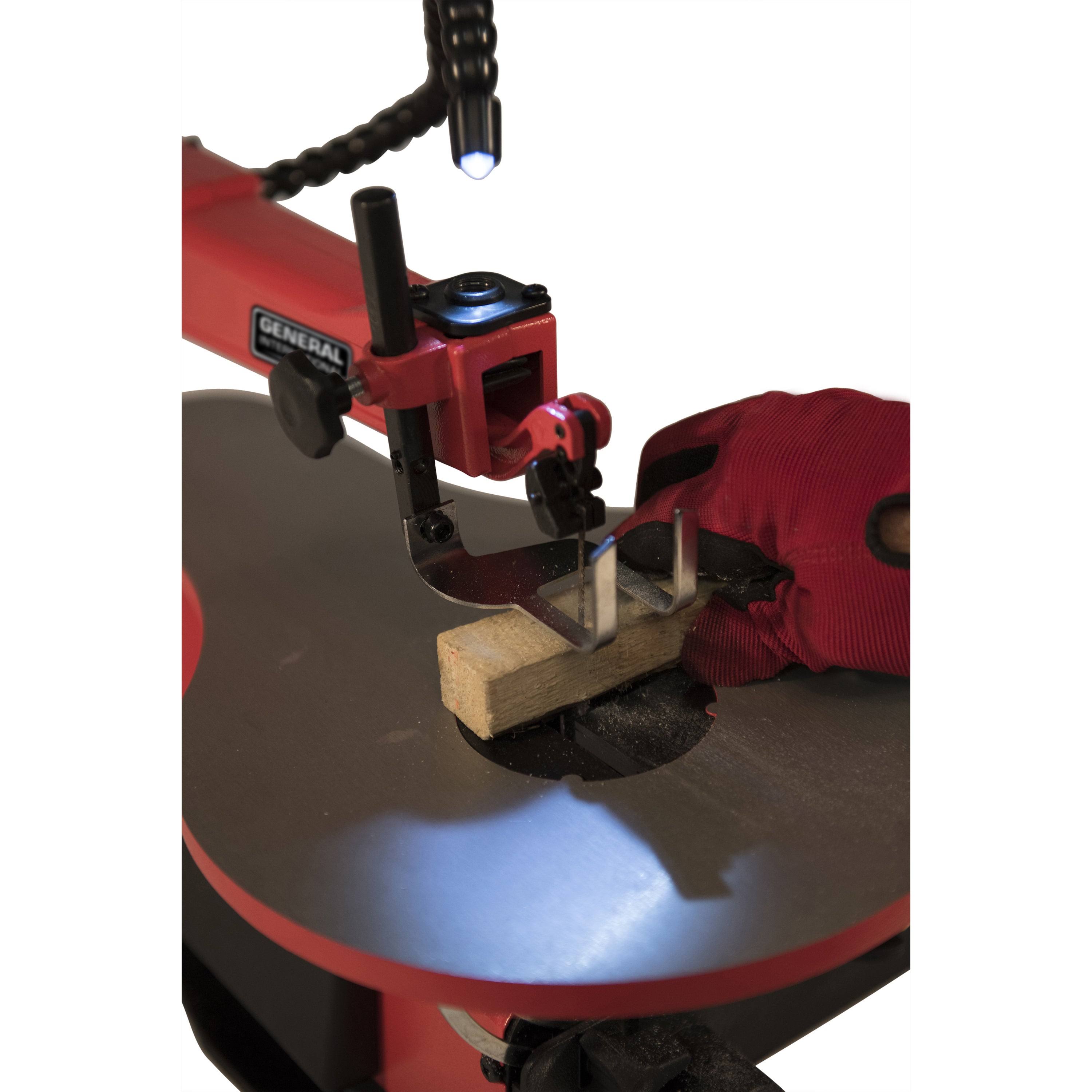 16 in. Variable Speed Scroll Saw with LED Light E6417