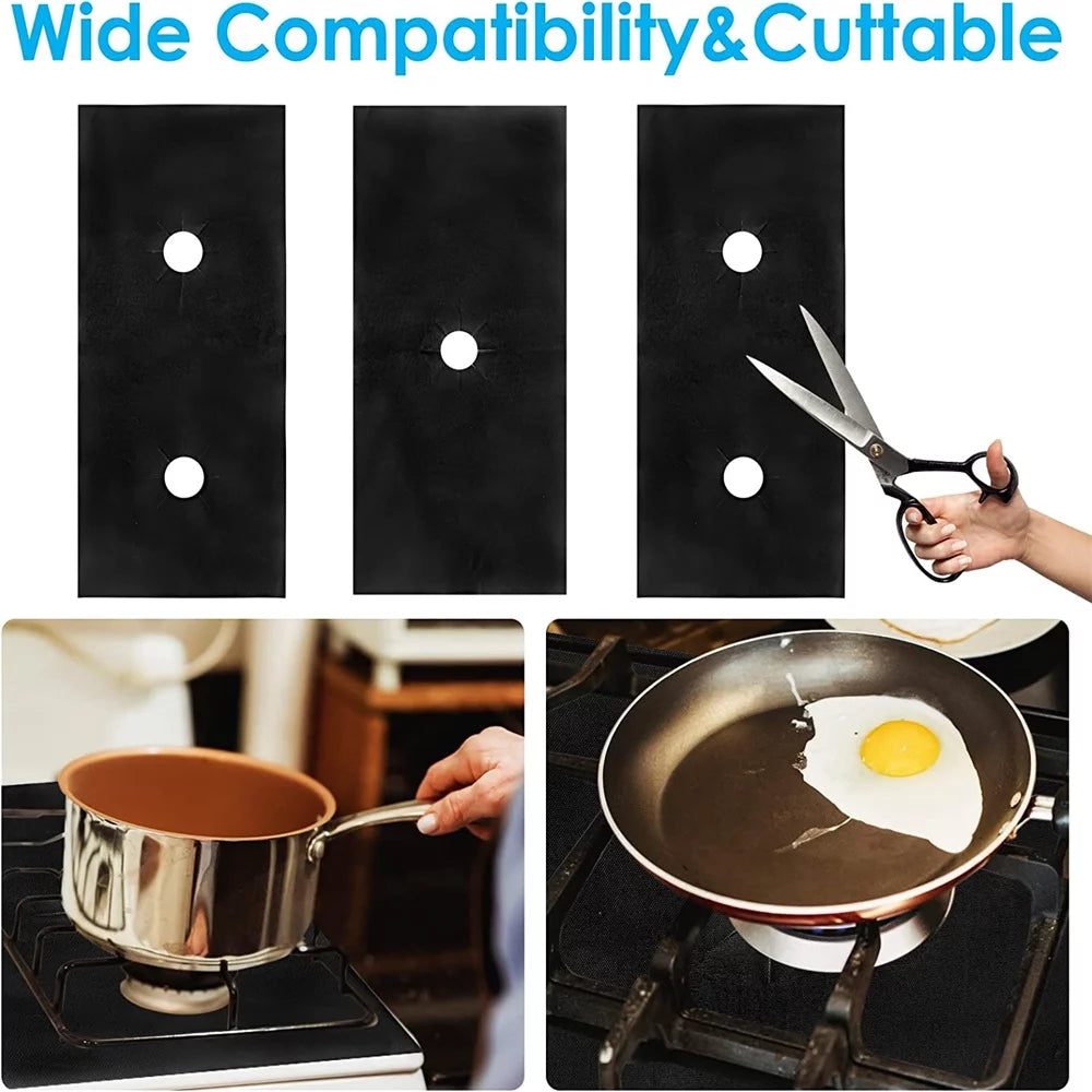 3pcs Gas Range Stove Top Burner Protectors K321