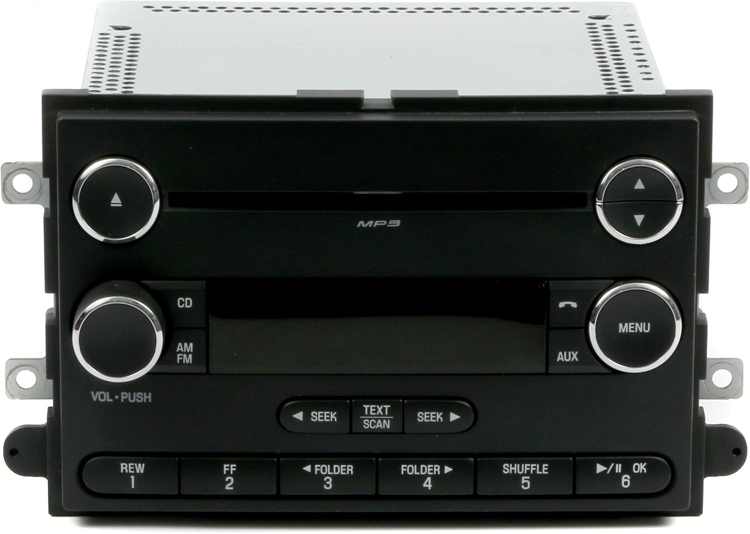Factory Radio AM FM Single Disc CD MP3 Player Compatible with 2015 2016 2017 Ford Expedition Q7436