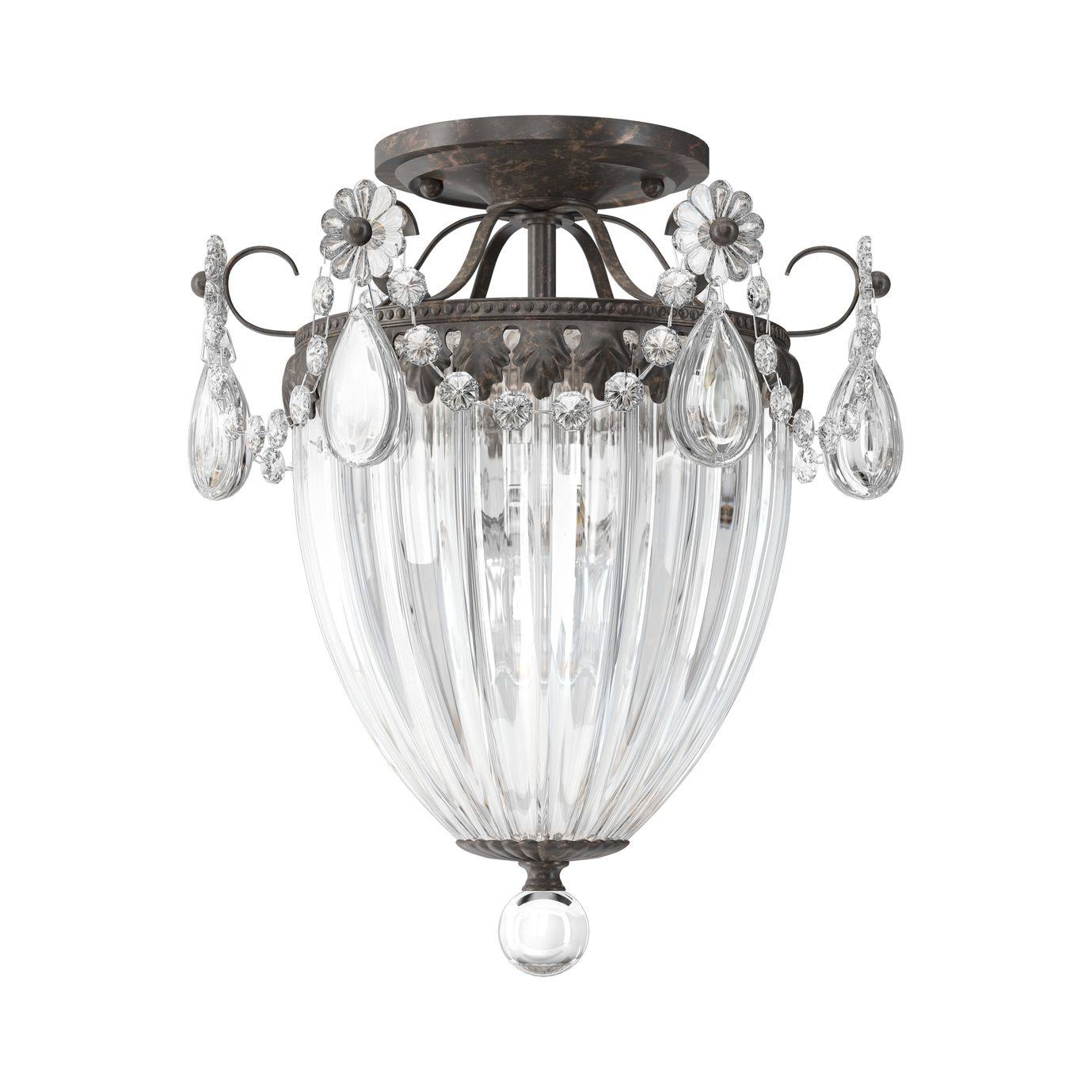 3-Light Semi Flush Mount Q9081