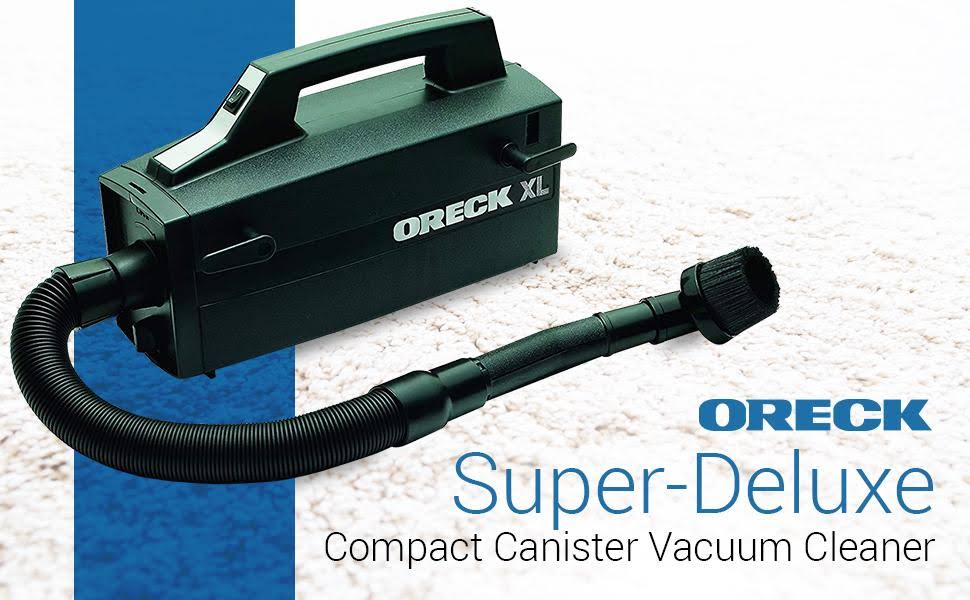 Compact Canister Vacuum Cleaner Black Q339211