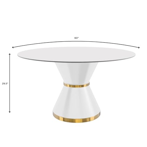 Black Round Dining Table E4195