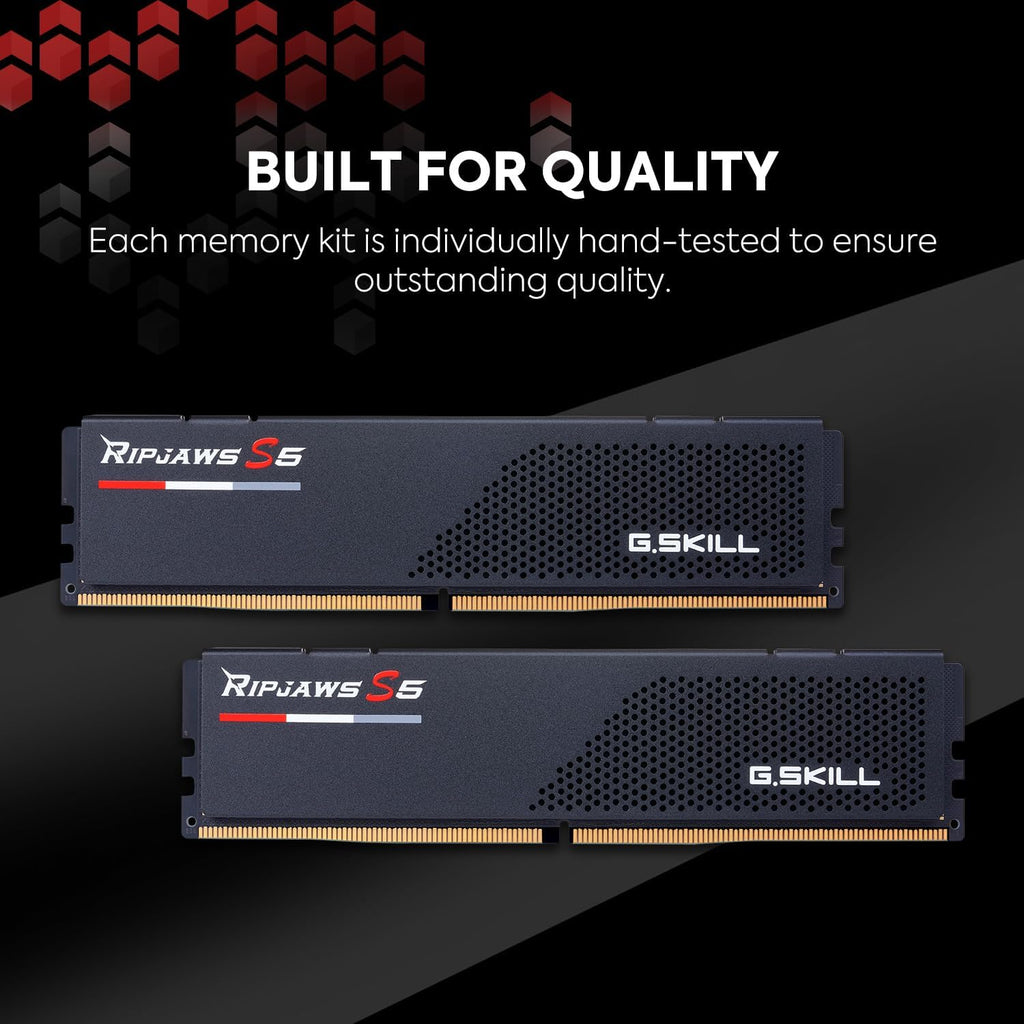 DDR5 RAM 96GB (2x48GB) 6400MT/s CL32-39-39-102 Matte Black Desktop Computer Memory V5665