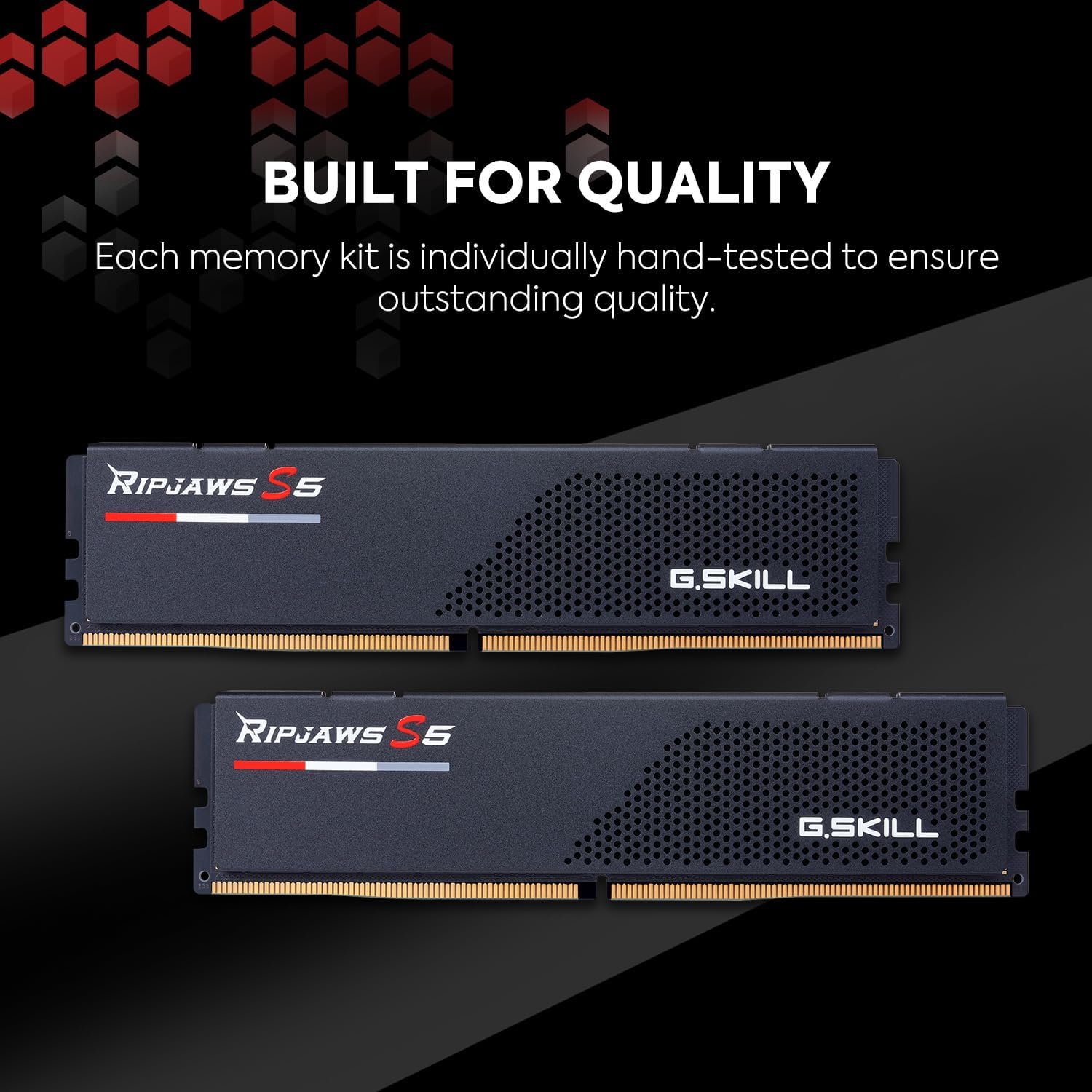 DDR5 RAM 96GB (2x48GB) 6400MT/s CL32-39-39-102 Matte Black Desktop Computer Memory V5665