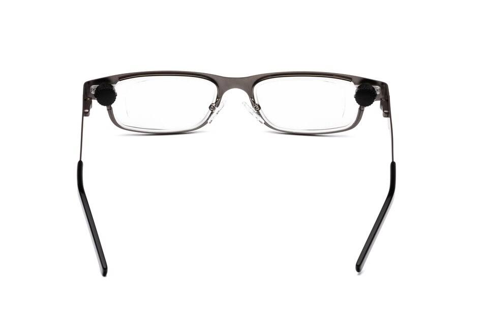 Self-Adjustable Glasses Stainless Steel Gunmetal M93948